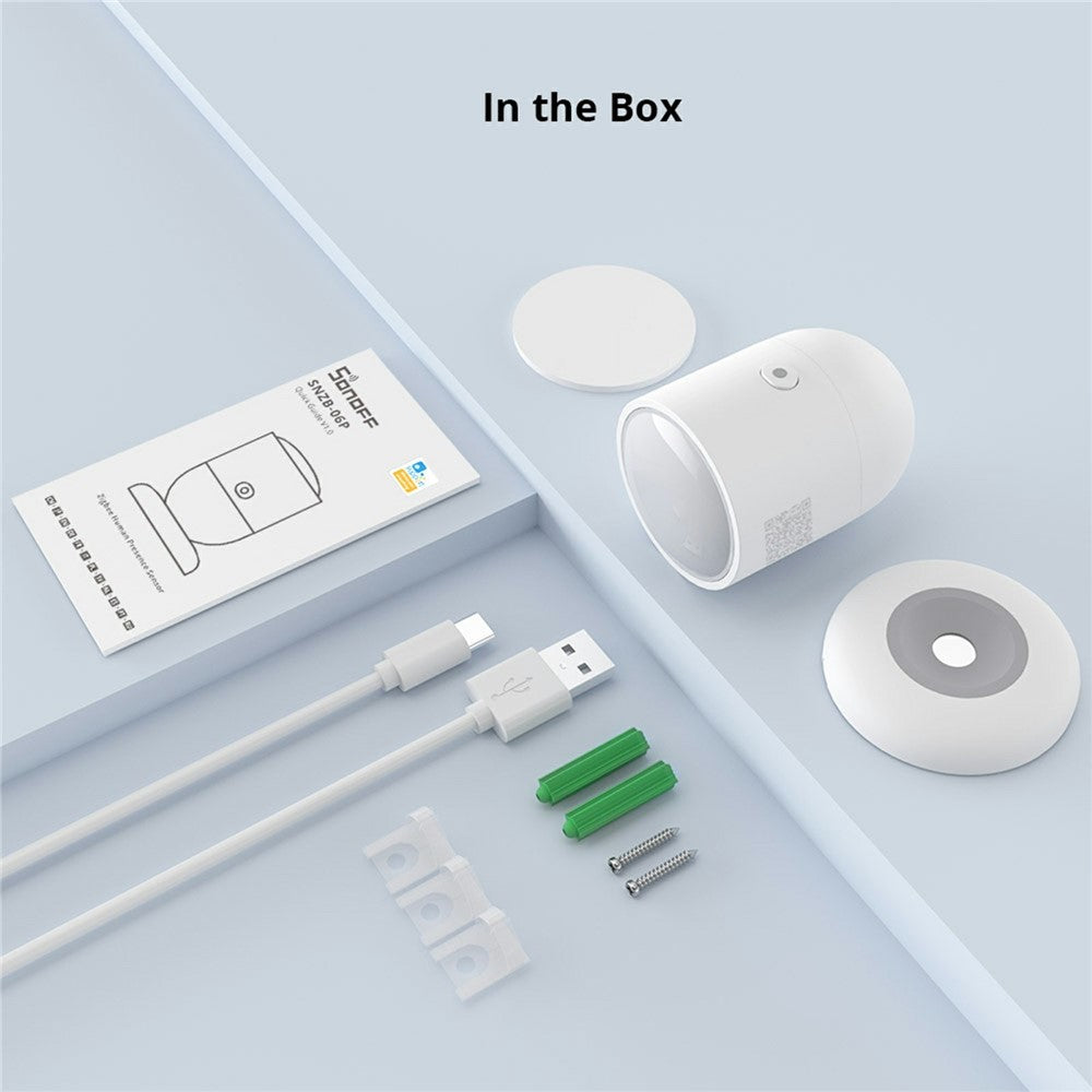 SONOFF SNZB-06P Zigbee Human Presence Sensor Radar Detector Motion Sensor for Alexa Google Home