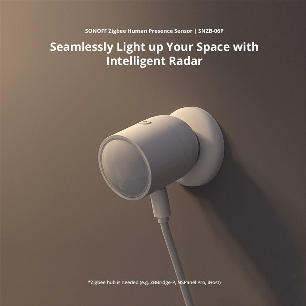 SONOFF SNZB-06P Zigbee Human Presence Sensor Radar Detector Motion Sensor for Alexa Google Home