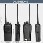 BAOFENG BF-1909 10 km afstand håndholdt tovejs radio intercom UHF 400-470MHZ Walkie Talkie