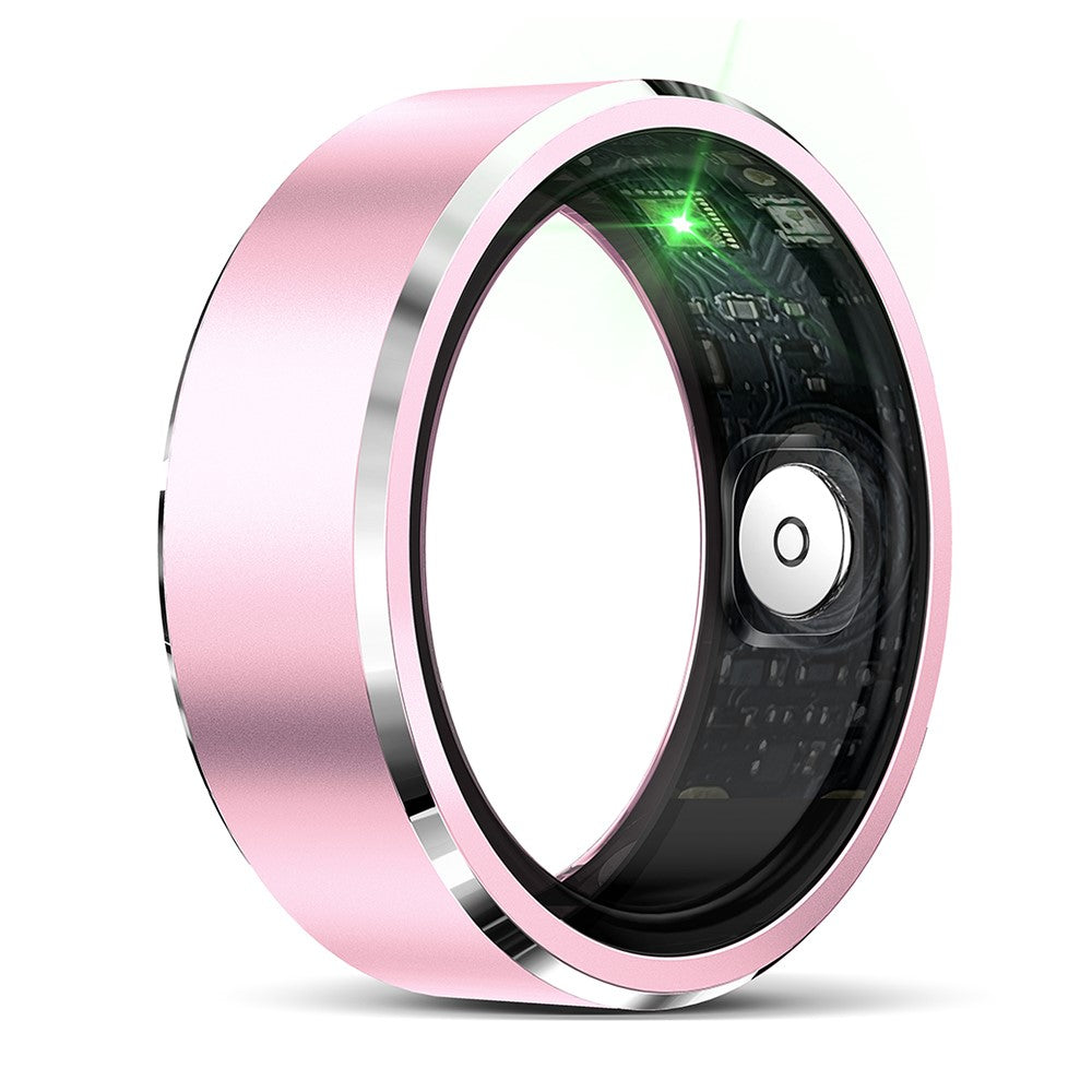 R5 Pulsmåler Blodilt Søvnovervågningsring Multifunktionel Smartring af Aluminiumslegering med Opladningsetui