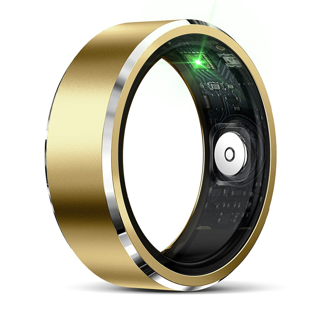 R5 Pulsmåler Blodilt Søvnovervågningsring Multifunktionel Smartring af Aluminiumslegering med Opladningsetui