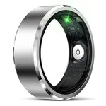 R5 Pulsmåler Blodilt Søvnovervågningsring Multifunktionel Smartring af Aluminiumslegering med Opladningsetui