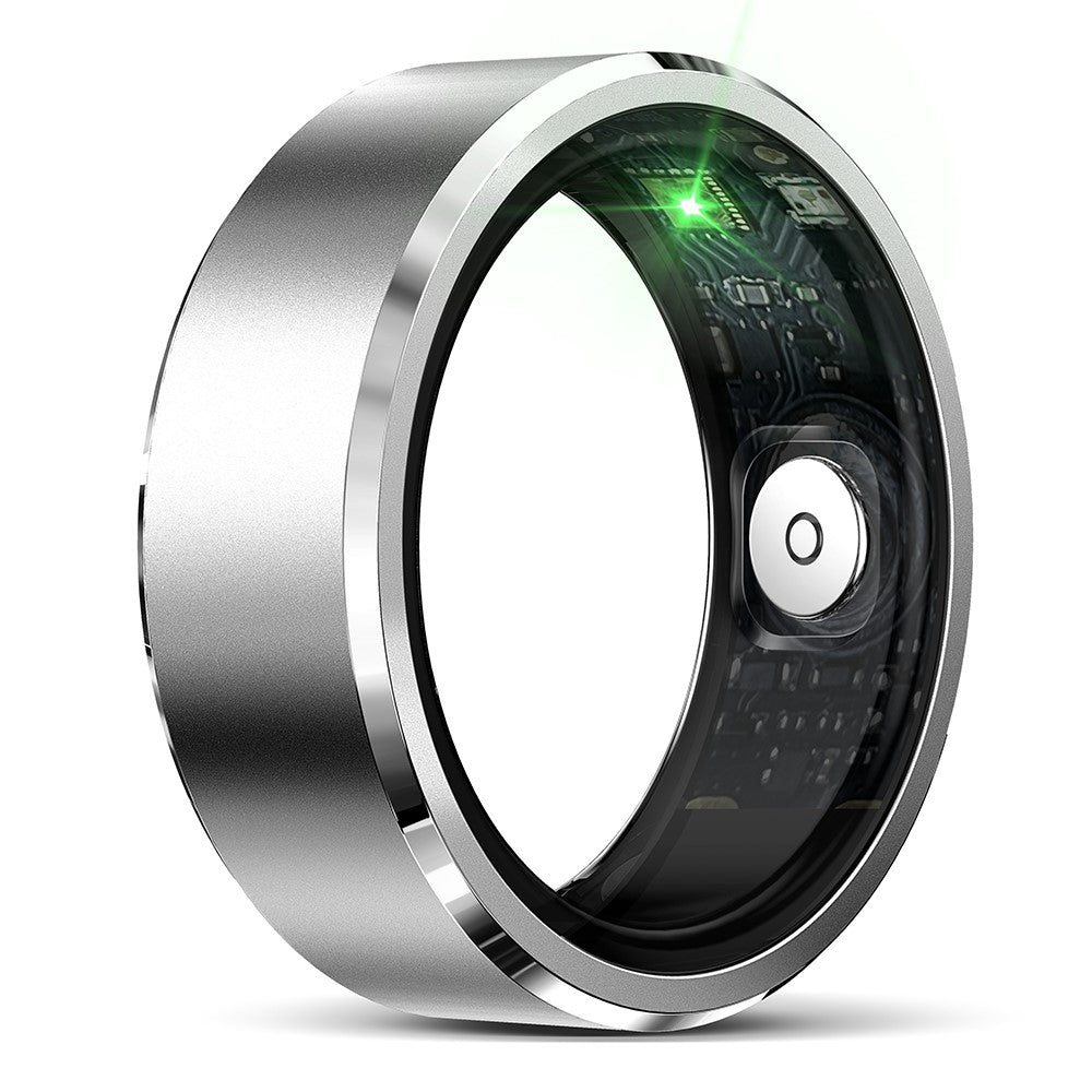 R5 Pulsmåler Blodilt Søvnovervågningsring Multifunktionel Smartring af Aluminiumslegering med Opladningsetui