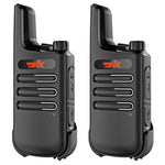 DK F1 2Pcs Portable Mini Handheld Interphone UHF 400-480MHZ Walkie Talkie