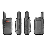 DK F1 2Pcs Portable Mini Handheld Interphone UHF 400-480MHZ Walkie Talkie