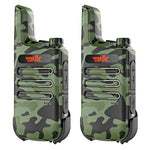 DK F1 2Pcs Portable Mini Handheld Interphone UHF 400-480MHZ Walkie Talkie