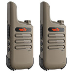 DK F1 2Pcs Portable Mini Handheld Interphone UHF 400-480MHZ Walkie Talkie