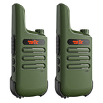 DK F1 2Pcs Portable Mini Handheld Interphone UHF 400-480MHZ Walkie Talkie