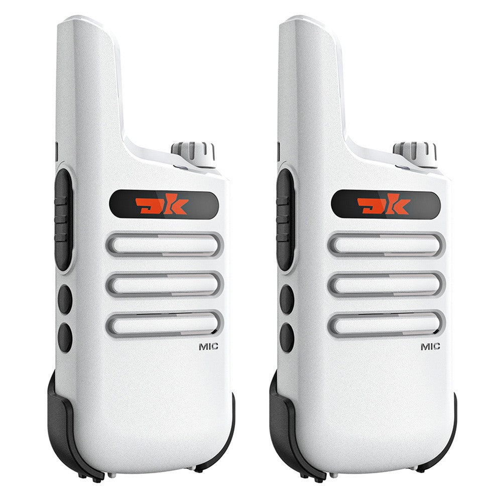 DK F1 2Pcs Portable Mini Handheld Interphone UHF 400-480MHZ Walkie Talkie