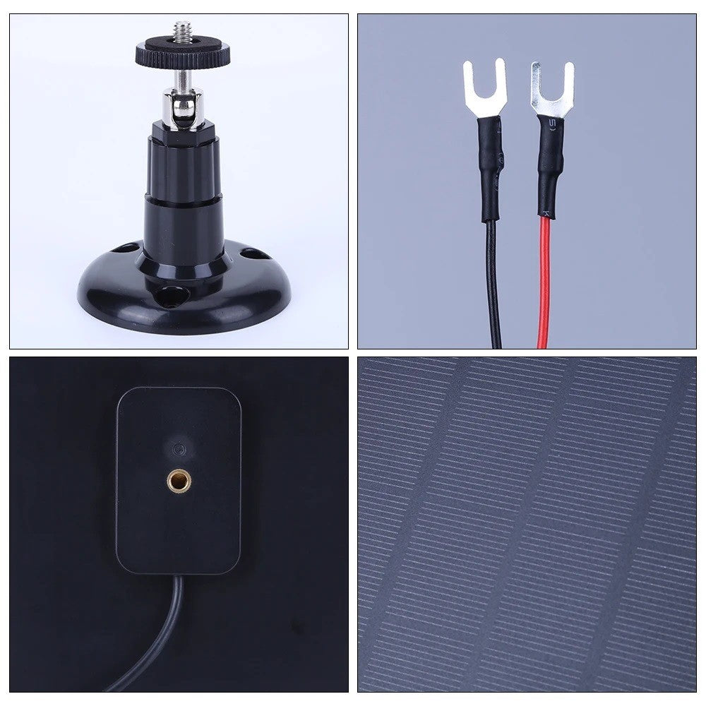4W Solar Panel for Ring Video Doorbell 4 / 3 / 3 Plus / 2 Surveillance Smart Doorbell Charger