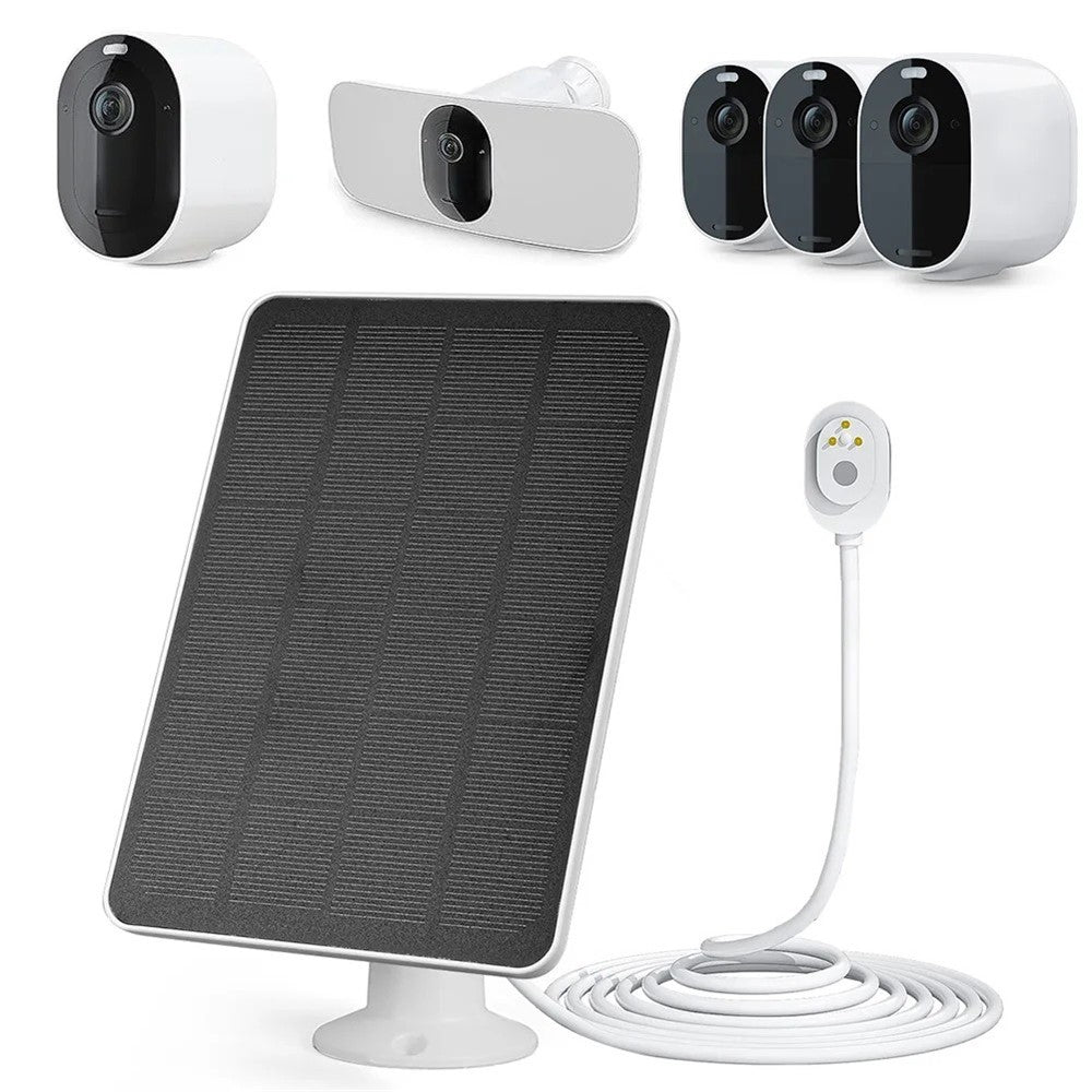 Solar Panel for Arlo Ultra 2 / Pro 3 / Ultra / Pro 5S Surveillance Camera Magnetic Charging Panel