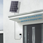 3W Solar Panel for Ring Video Doorbell 4 / 3 / 3 Plus / 2 Surveillance Smart Doorbell Charger