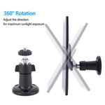 3W Solar Panel for Ring Video Doorbell 4 / 3 / 3 Plus / 2 Surveillance Smart Doorbell Charger