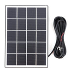 3W Solar Panel for Ring Video Doorbell 4 / 3 / 3 Plus / 2 Surveillance Smart Doorbell Charger