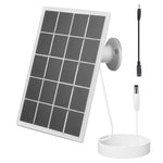 3W Solar Panel Doorbell Surveillance Camera Charger with DC55x21 / DC3.5x1.35 Output Interface