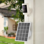 3W Solar Panel Doorbell Surveillance Camera Charger with DC55x21 / DC3.5x1.35 Output Interface