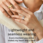 R99 Smart Ring pulsmåler, iltmåler og søvnovervågning – fingerring med opladningsetui