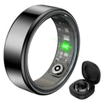 R99 Smart Ring pulsmåler, iltmåler og søvnovervågning – fingerring med opladningsetui