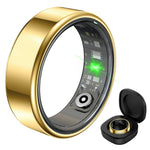 R99 Smart Ring pulsmåler, iltmåler og søvnovervågning – fingerring med opladningsetui