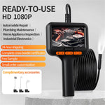 T42-AV 8mm Single Lens Endoscope 4.3 Inch IPS Screen 1080P HD Handheld Inspection Camera