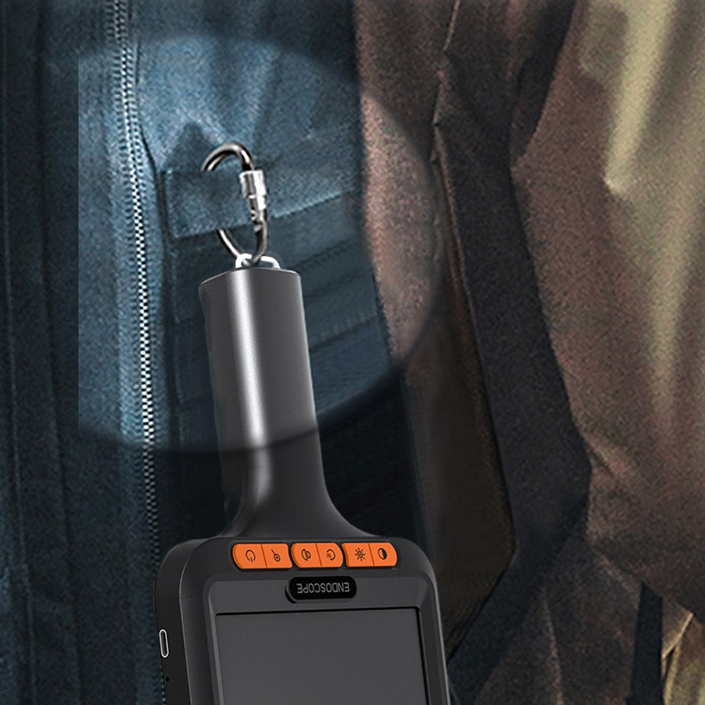 T42-AV 8mm Single Lens Endoscope 4.3 Inch IPS Screen 1080P HD Handheld Inspection Camera