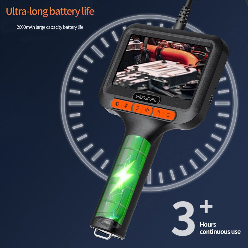 T42-AV 8mm Single Lens Endoscope 4.3 Inch IPS Screen 1080P HD Handheld Inspection Camera
