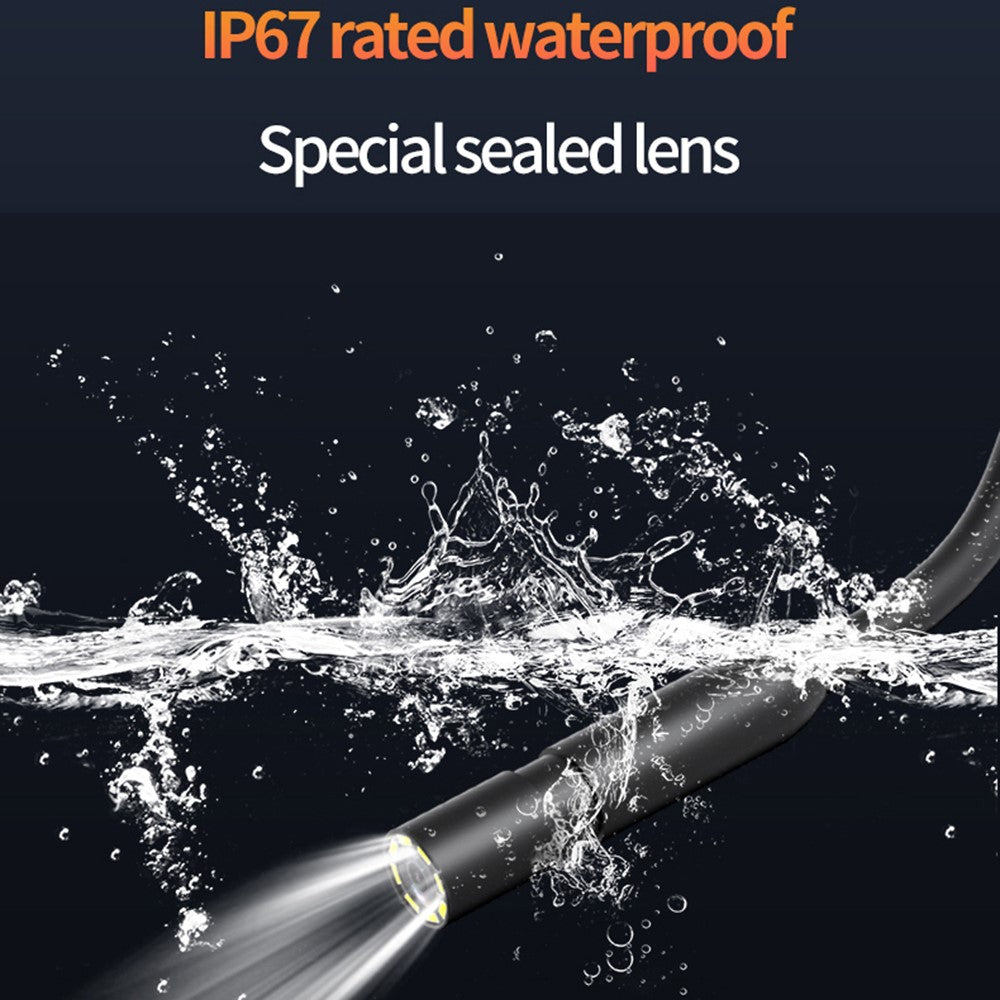 T42-AV 8mm Single Lens Endoscope 4.3 Inch IPS Screen 1080P HD Handheld Inspection Camera