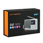 GTMEDIA D2 Digital Radio Receiver DAB+FM RDS Bluetooth-compatible MP3 Player REC Recorder TF Card Support