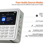 GTMEDIA D2 Digital Radio Receiver DAB+FM RDS Bluetooth-compatible MP3 Player REC Recorder TF Card Support