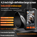 T40-AV 8mm Single Lens Endoscope 4.3 Inch IPS Screen 1080P HD Handheld Inspection Camera