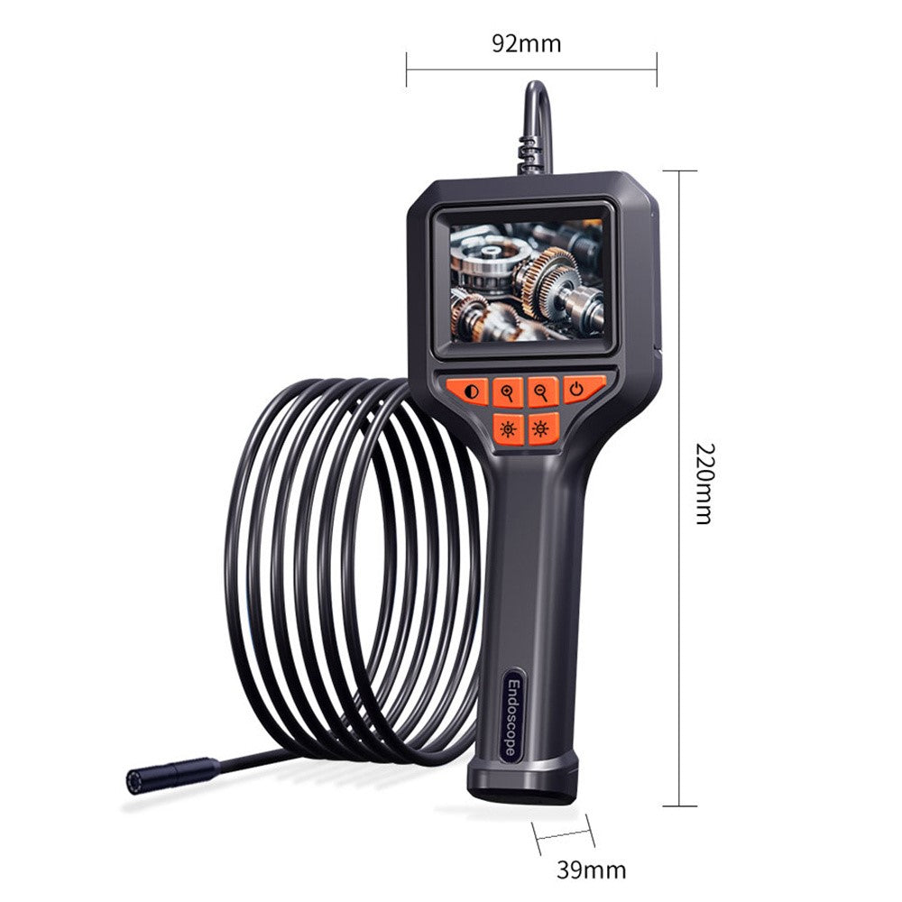 T33-AV 8mm Single Lens HD Handheld Endoscope with Screen Industrial Borescope