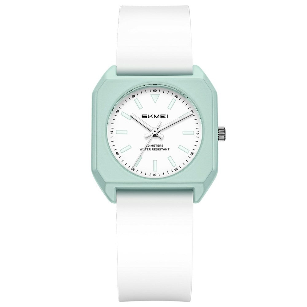 SKMEI 7089 Women Student Quartz Watch Stylish Square Wrist Watch