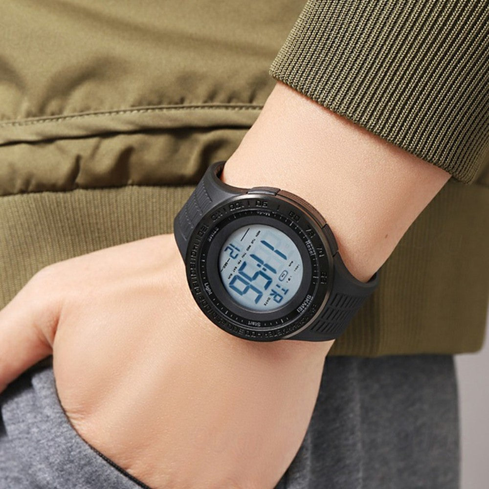 SKMEI 2155 Enkelt Mode Lysende Digitalt Ur Kalender Elektronisk Armbåndsur