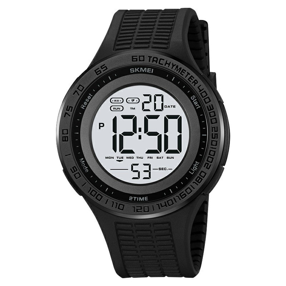 SKMEI 2155 Enkelt Mode Lysende Digitalt Ur Kalender Elektronisk Armbåndsur