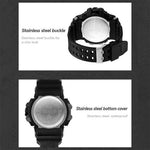 SKMEI 2222 Outdoor Sports Multi-function Electronic Watch 50m Waterproof Luminous Stopwatch