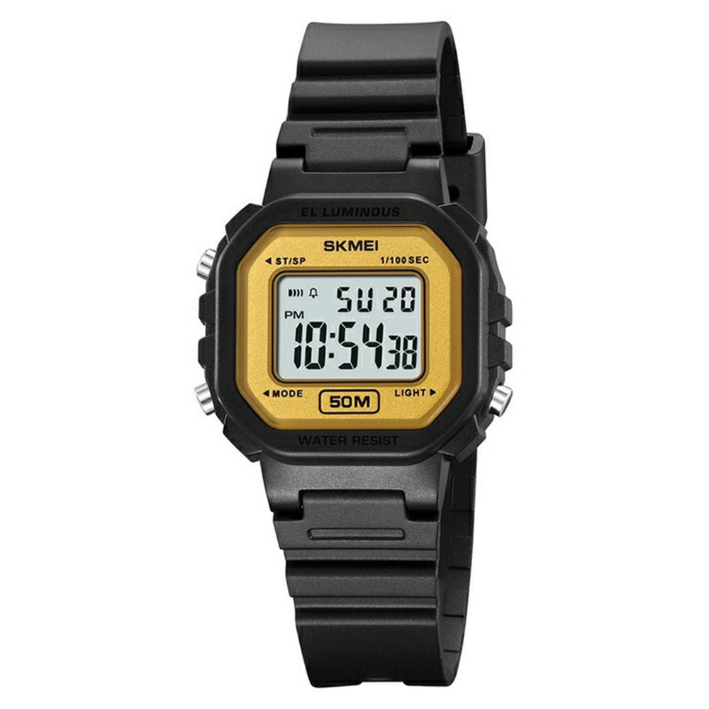 SKMEI 2326 Digital Electronic Watch for Students, Square LED Display, 50M Water Resistant