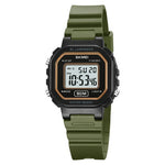 SKMEI 2326 Digital Electronic Watch for Students, Square LED Display, 50M Water Resistant