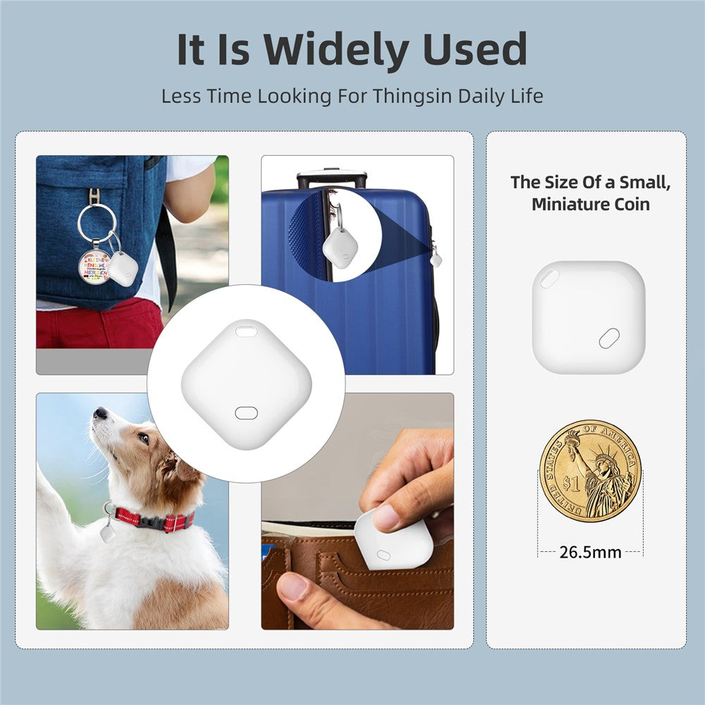 Keychain Design Smart Tracker for iOS Only, Mini Item Anti-Lost Device Global Finder