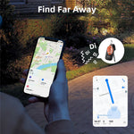 Rugby Shape Smart Tracker Key Wallet Item Anti-Lost Mini Global Finder for iOS