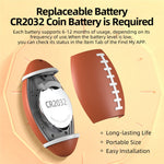 Rugby Shape Smart Tracker Key Wallet Item Anti-Lost Mini Global Finder for iOS