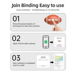 Rugby Shape Smart Tracker Key Wallet Item Anti-Lost Mini Global Finder for iOS