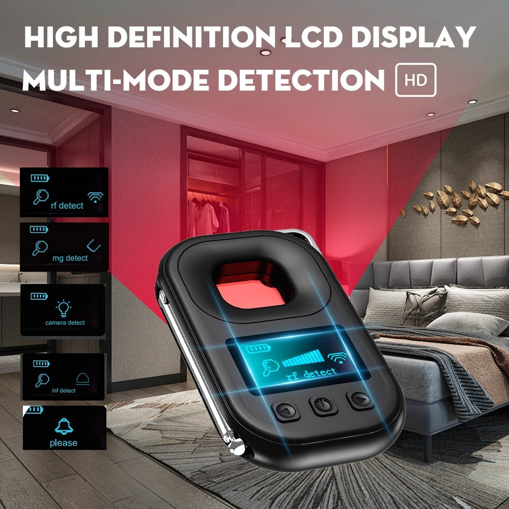T03 Kameradetektor Skanner Anti-Peep Avlyssning Anti-Monitoring Signaldetektor