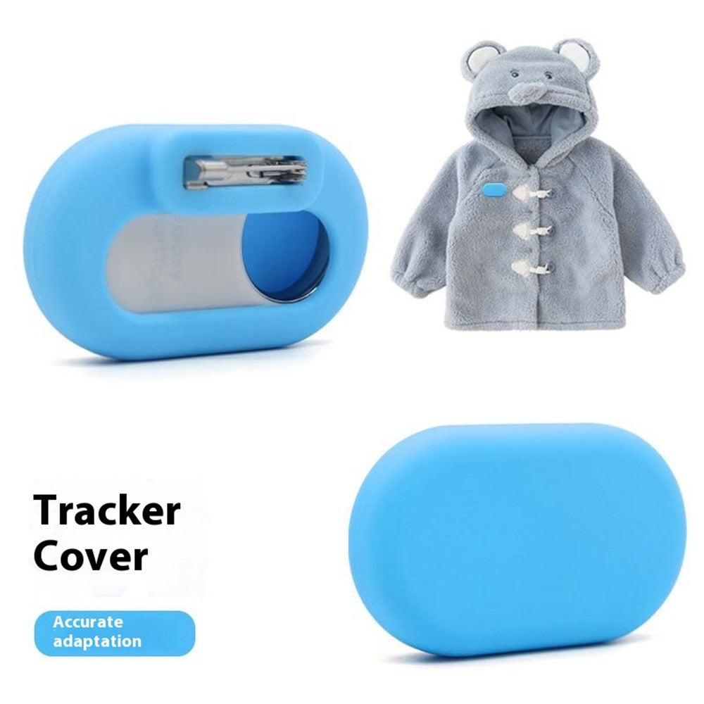 For Samsung Galaxy SmartTag2 Silicone Case with Safety Pin Tracker Holder Cover