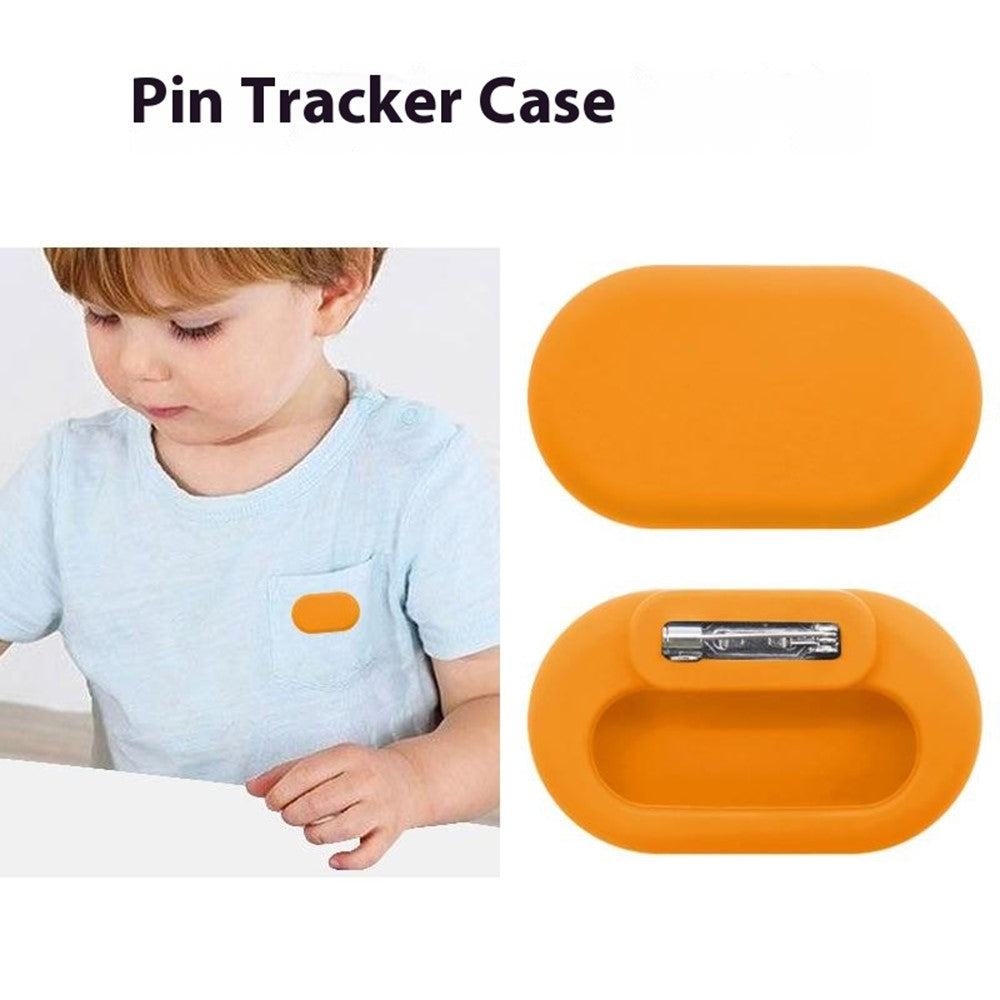 For Samsung Galaxy SmartTag2 Silicone Case with Safety Pin Tracker Holder Cover