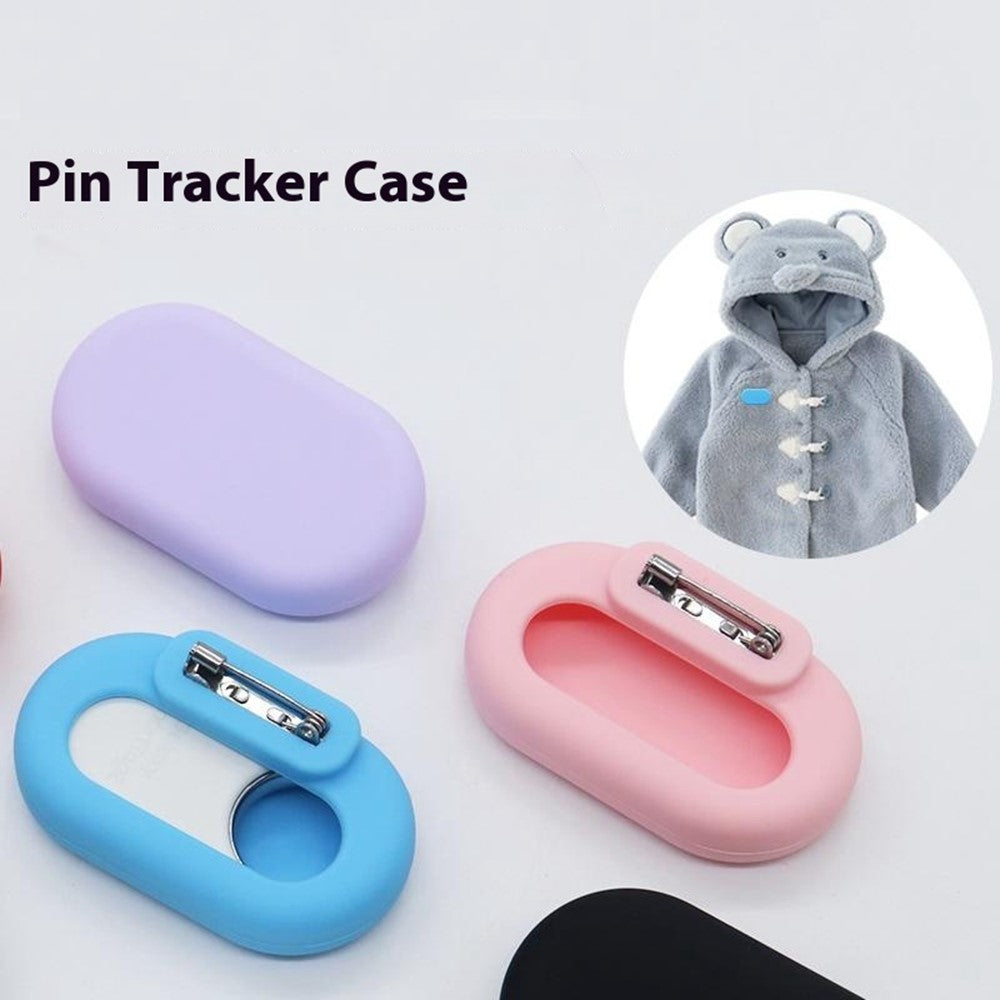 For Samsung Galaxy SmartTag2 Silicone Case with Safety Pin Tracker Holder Cover
