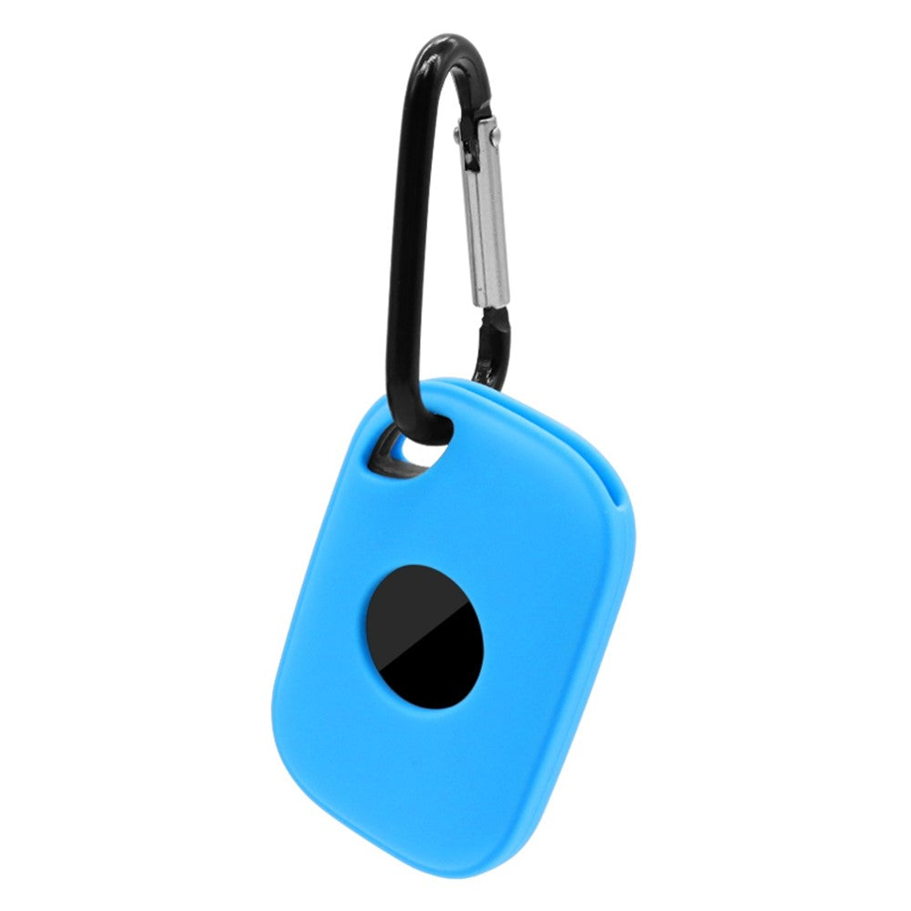 For Tile Pro (2024) Silicone Case Bluetooth-compatible Tracker Protective Cover with Hanging Buckle