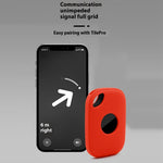 For Tile Pro (2024) Silicone Case Bluetooth-compatible Tracker Protective Cover with Hanging Buckle