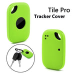 For Tile Pro (2024) Silicone Case Bluetooth-compatible Tracker Protective Cover with Hanging Buckle