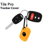 For Tile Pro (2024) Silicone Case Bluetooth-compatible Tracker Protective Cover with Hanging Buckle