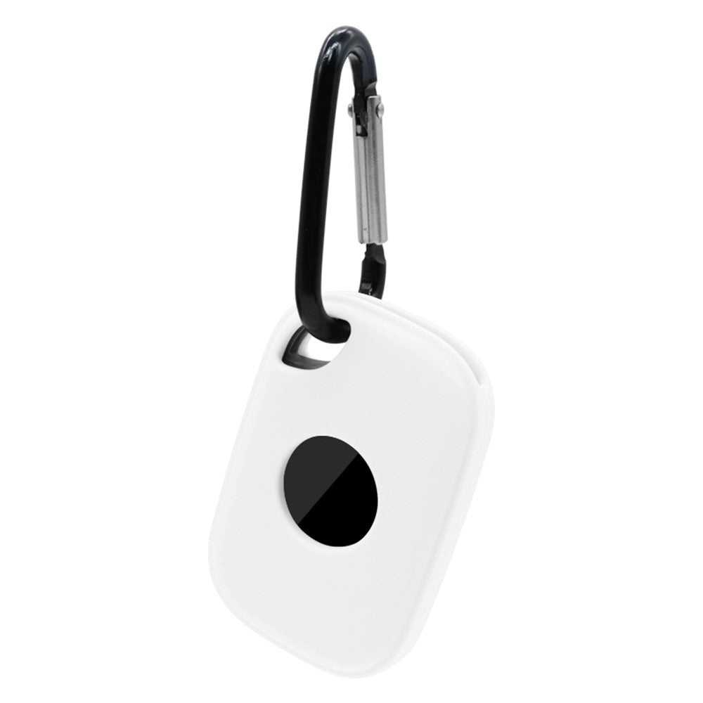 For Tile Pro (2024) Silicone Case Bluetooth-compatible Tracker Protective Cover with Hanging Buckle